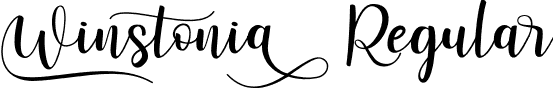 Winstonia Regular font - Winstonia.ttf