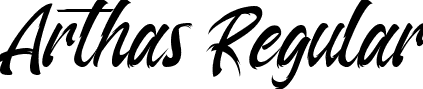 Arthas Regular font - Arthas-Regular.ttf