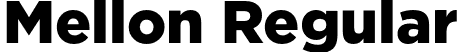 Mellon Regular font - Mellon.otf