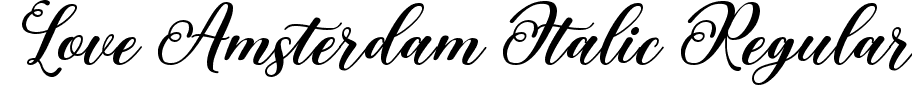 Love Amsterdam Italic Regular font - LoveAmsterdamItalic-gxpG3.ttf