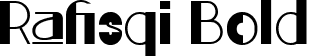 Rafisqi Bold font - Rafisqi Bold.ttf