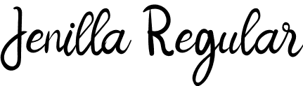 Jenilla Regular font - Jenilla.otf