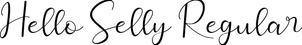 Hello Selly Regular font - Hello Selly.ttf