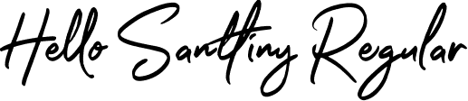 Hello Santtiny Regular font - HelloSanttiny.ttf