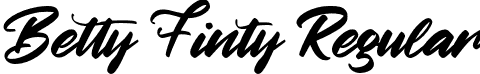 Betty Finty Regular font - Betty Finty.otf