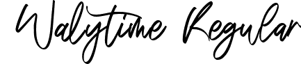 Walytime Regular font - Walytime.ttf