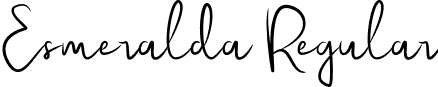 Esmeralda Regular font - Esmeralda-7B6WA.otf