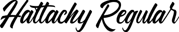 Hattachy Regular font - Hattachy.ttf