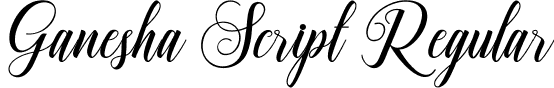 Ganesha Script Regular font - Ganesha Script.ttf