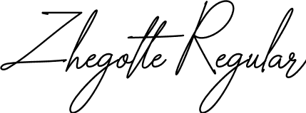 Zhegotte Regular font - Zhegotte.otf