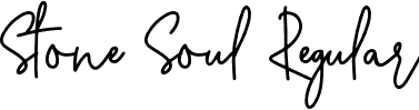 Stone Soul Regular font - StoneSoul-Regular.otf