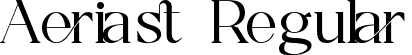 Aeriast Regular font - Aeriast Regular.ttf