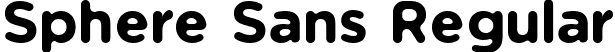 Sphere Sans Regular font - spheresans-webfont.ttf