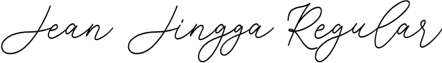 Jean Jingga Regular font - Jean Jingga - OTF.otf