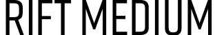 Rift Medium font - Fort Foundry - Rift-Medium.otf