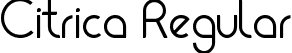 Citrica Regular font - Citrica-Regular.ttf