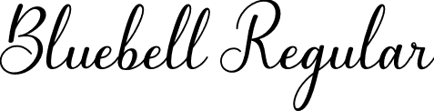 Bluebell Regular font - Bluebell.ttf