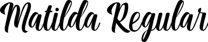 Matilda Regular font - Matilda.ttf