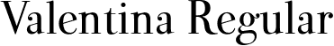 Valentina Regular font - Valentina-Regular.otf