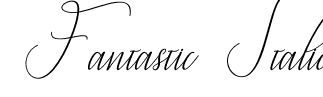 Fantastic Italic font - Fantastic.ttf