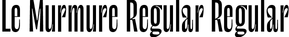 Le Murmure Regular Regular font - Le_Murmure-Regular_web.otf