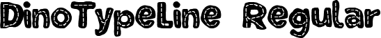 DinoTypeLine Regular font - DinoTypeLine.ttf