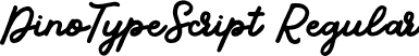 DinoTypeScript Regular font - DinoTypeScript.otf