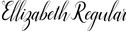 Ellizabeth Regular font - Ellizabeth.ttf