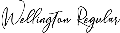 Wellington Regular font - Wellington.otf