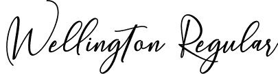 Wellington Regular font - Wellington.ttf