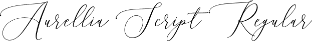 Aurellia Script Regular font - Aurelia.otf