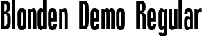 Blonden Demo Regular font - BlondendemoRegular-1Ggyg.otf