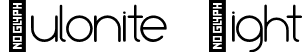 Culonite Light font - Culonite-Light.otf