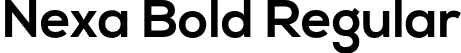 Nexa Bold Regular font - Nexa Bold.otf