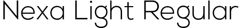 Nexa Light Regular font - Nexa Light.otf