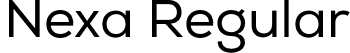 Nexa Regular font - NexaRegular.otf