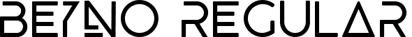 BEYNO Regular font - BEYNO.ttf