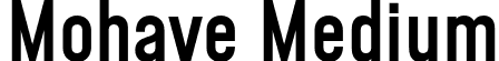 Mohave Medium font - Mohave-Medium.otf