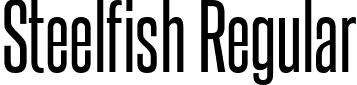 Steelfish Regular font - steelfish rg.ttf