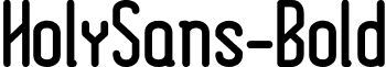 HolySans-Bold font - HolySans-Bold.ttf