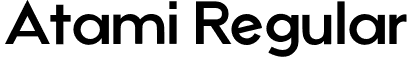 Atami Regular font - Atami-Regular.otf