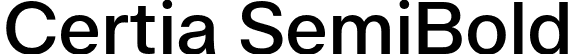 Certia SemiBold font - Certia-SemiBold.otf