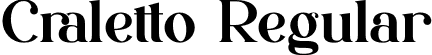 Craletto Regular font - craletto.otf