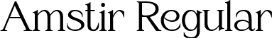 Amstir Regular font - Amstir Regular.ttf