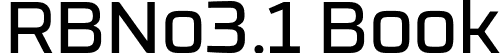 RBNo3.1 Book font - RBNo3.1-Book.otf