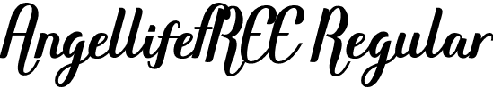 AngellifeFREE Regular font - ANGELLIFE_FREE.otf