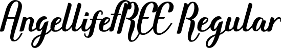 AngellifeFREE Regular font - ANGELLIFE_FREE.ttf