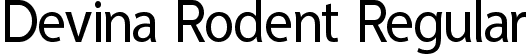 Devina Rodent Regular font - DevinaRodentRegular.ttf