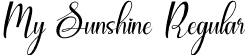 My Sunshine Regular font - MySunshine.otf