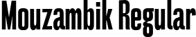 Mouzambik Regular font - MouzambikDemoRegular-d9arl.otf